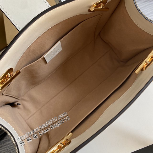 Gucci新款原廠皮女包 古馳Padlock小號鏈條包 Gucci雙肩帶鏈條肩背包 498156  ydg3102